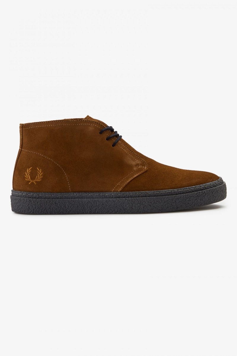 Zapatos Fred Perry Hawley Hombre Ginger | MXJVR83721