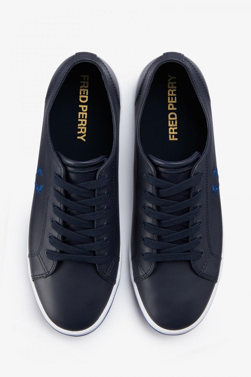 Zapatos Fred Perry Kingston Hombre Azul Marino | TMXPQ60781