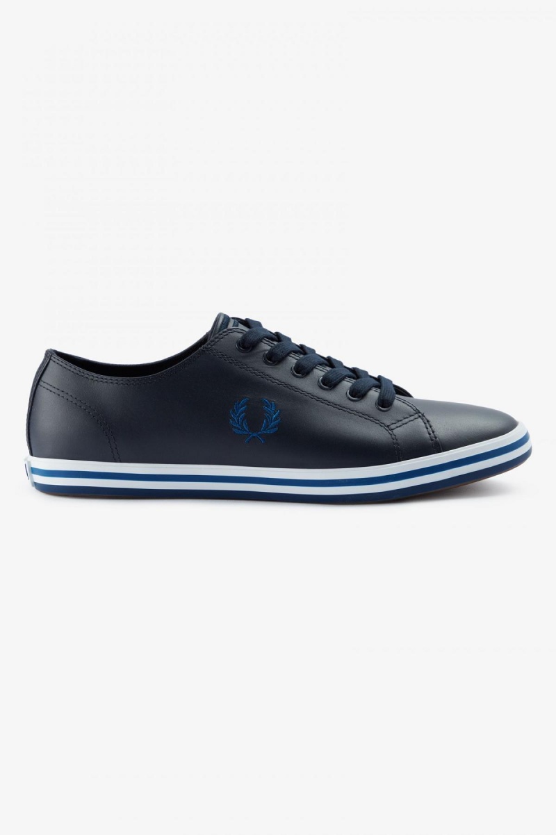 Zapatos Fred Perry Kingston Hombre Azul Marino | TMXPQ60781