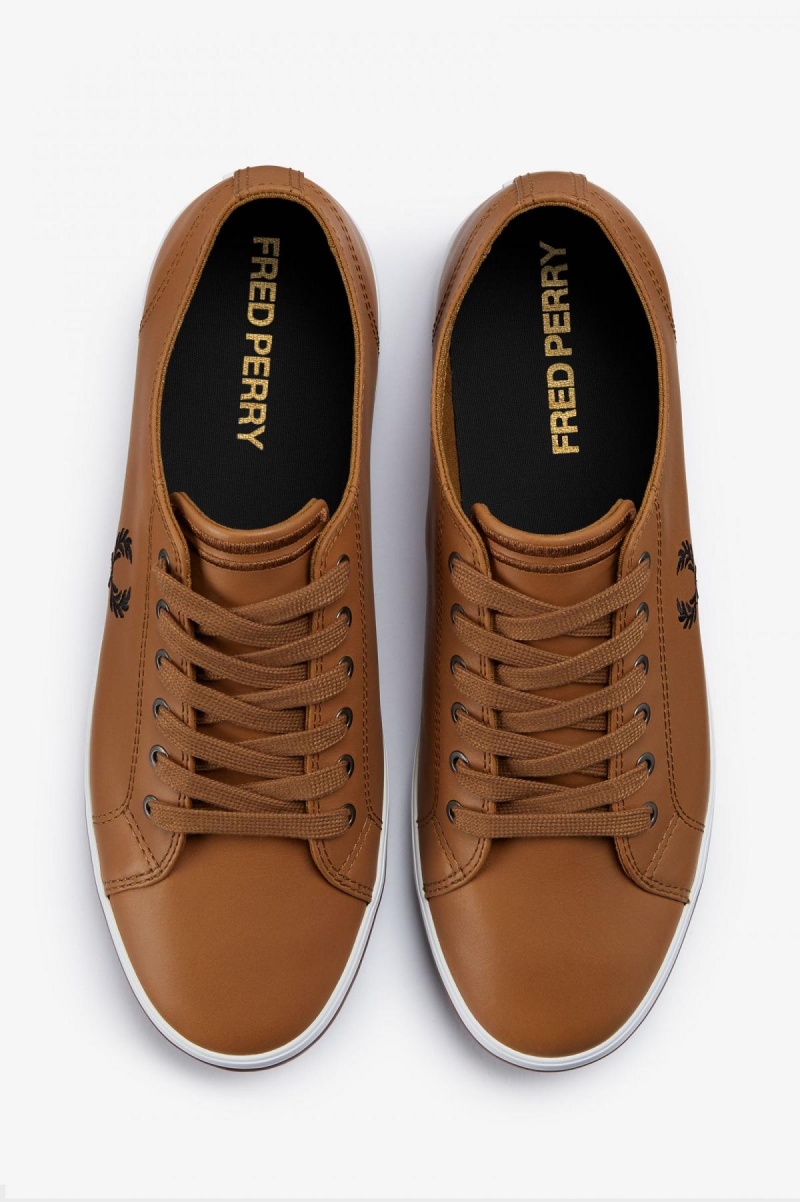 Zapatos Fred Perry Kingston Hombre Azules Negros | MXQCS51016