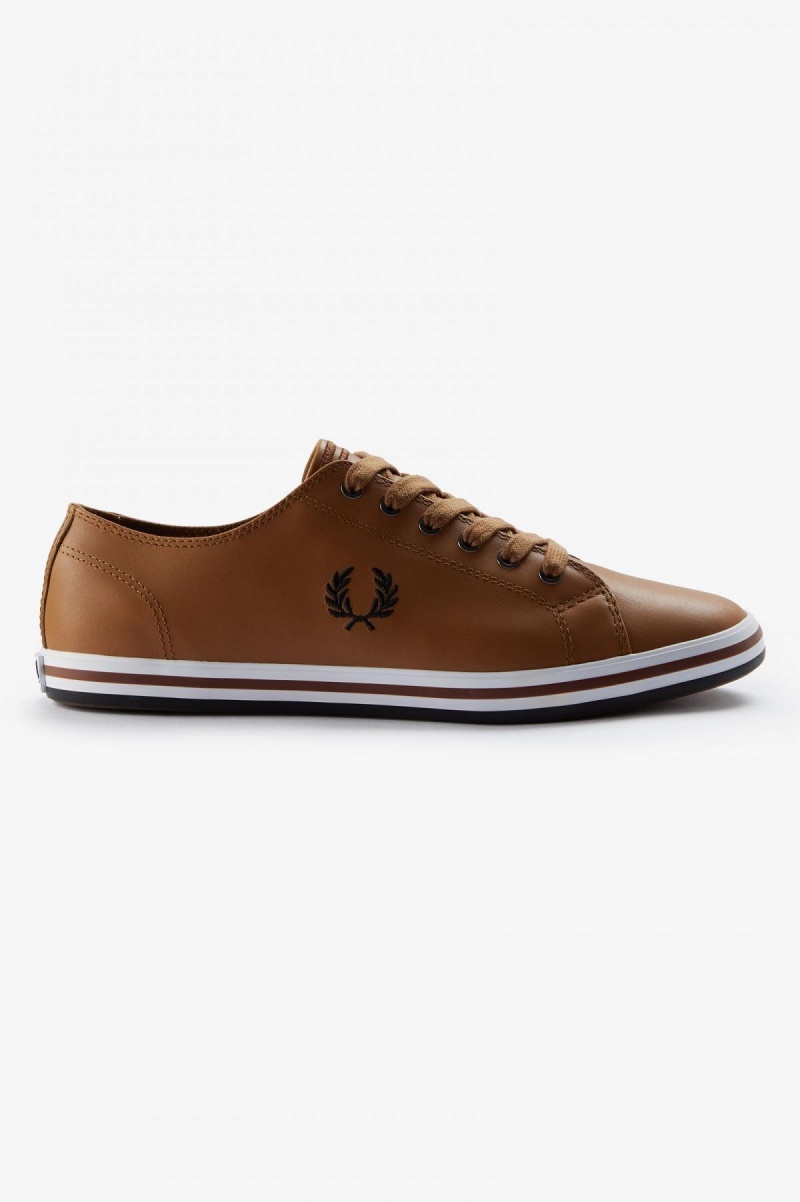 Zapatos Fred Perry Kingston Hombre Azules Negros | MXQCS51016