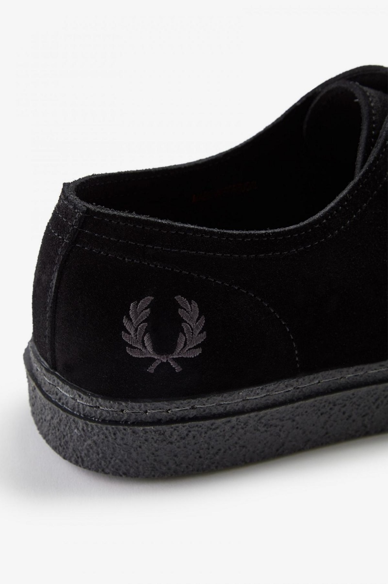 Zapatos Fred Perry Linden Hombre Negros | MXDFL85310