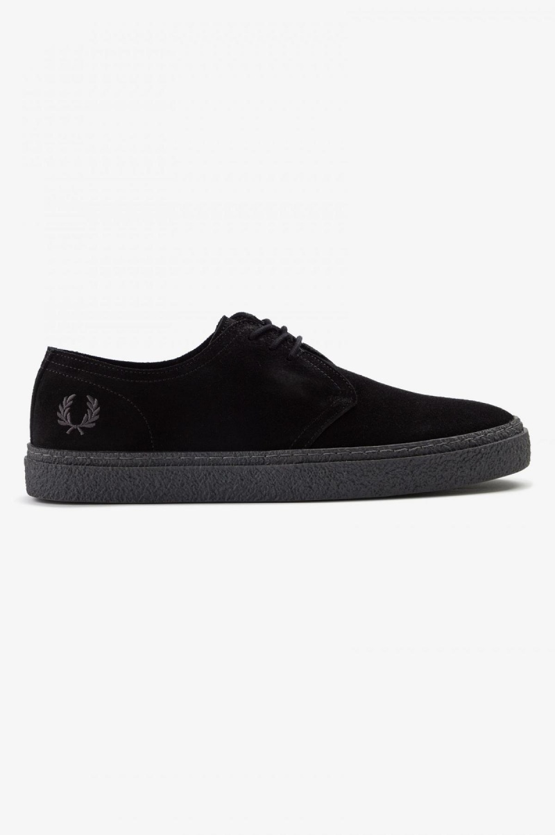 Zapatos Fred Perry Linden Hombre Negros | MXDFL85310