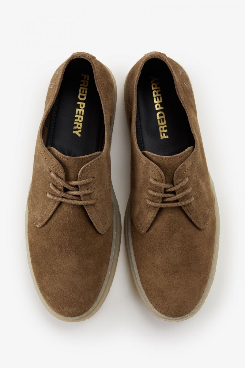 Zapatos Fred Perry Linden Hombre Shaded Stone | AMXDF19280