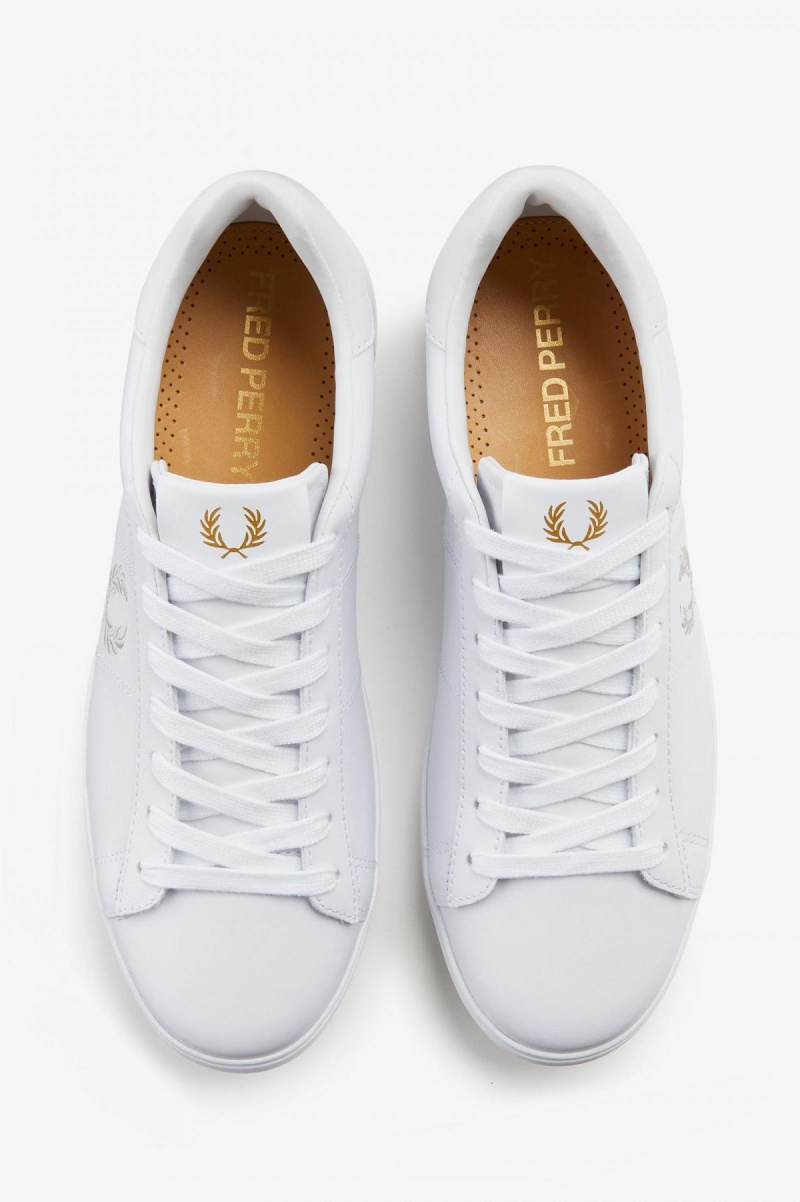 Zapatos Fred Perry Spencer Hombre Blancos | PMXQX11636